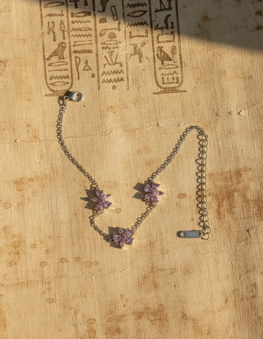 Elegant Pink Cherry Blossom bracelet