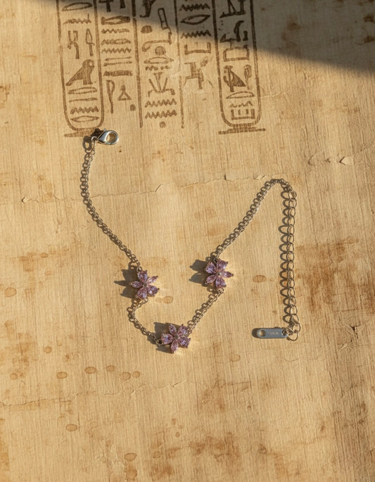 Elegant Pink Cherry Blossom bracelet