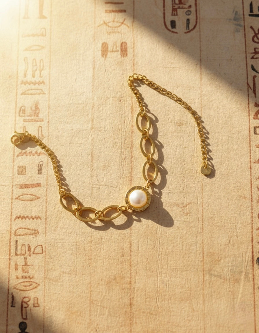 Link Pearl Bracelet