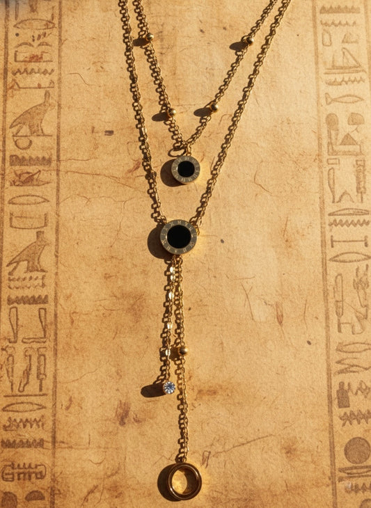 The Roman Glow Layered Necklace